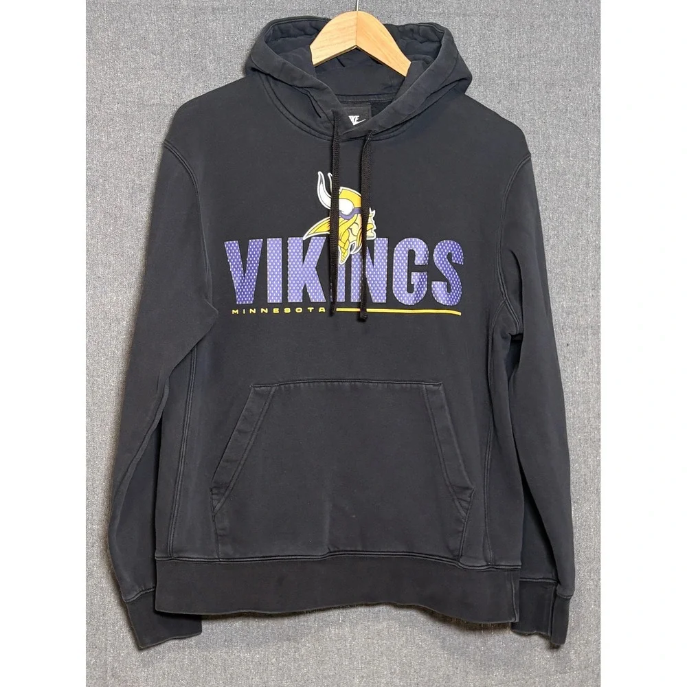 Nike Minnesota Vikings Hoodie Mens Medium Black NFL Football Pullover